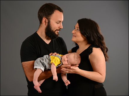 Shooting photo accessoirisé avec bébé